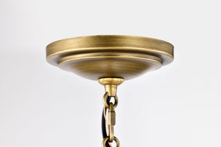 Lafayette Three Light Pendant in Matte Black