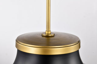 Lafayette Three Light Pendant in Matte Black