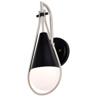Admiral One Light Wall Sconce in Matte Black