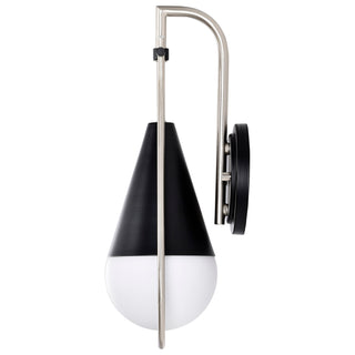 Admiral One Light Wall Sconce in Matte Black