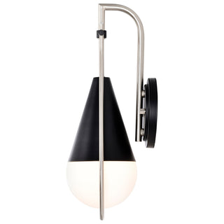 Admiral One Light Wall Sconce in Matte Black