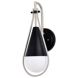 Admiral One Light Wall Sconce in Matte Black