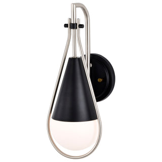 Admiral One Light Wall Sconce in Matte Black