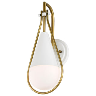 Admiral One Light Wall Sconce in Matte White