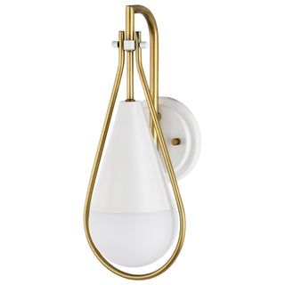 Admiral One Light Wall Sconce in Matte White