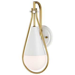 Admiral One Light Wall Sconce in Matte White