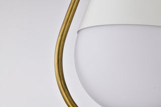 Admiral One Light Pendant in Matte White