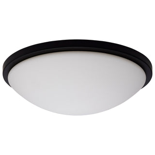 Button LED Flush Mount in Matte Black