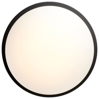 Button LED Flush Mount in Matte Black