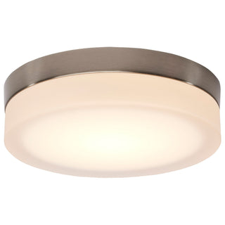 Pi LED Flush Mount in Brushed Nickel