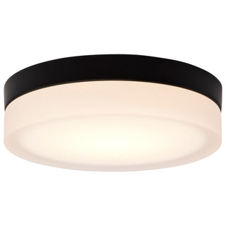 Pi LED Flush Mount in Matte Black