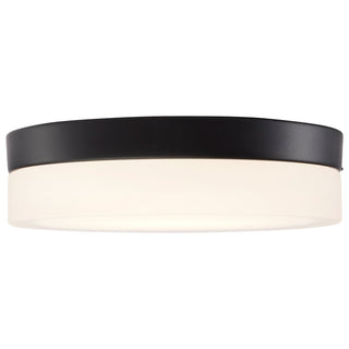 Pi LED Flush Mount in Matte Black