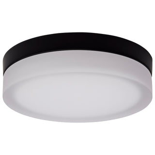 Pi LED Flush Mount in Matte Black