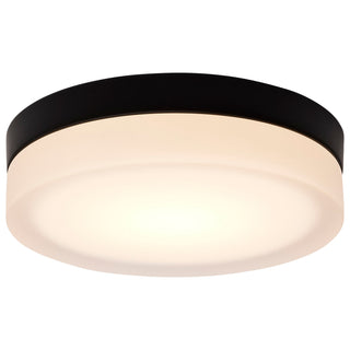 Pi LED Flush Mount in Matte Black