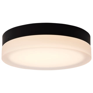 Pi LED Flush Mount in Matte Black