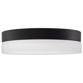 Pi LED Flush Mount in Matte Black