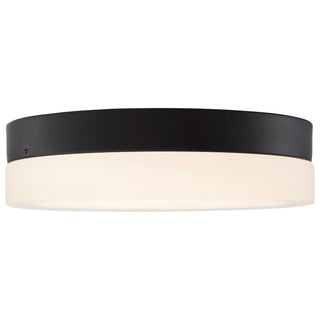 Pi LED Flush Mount in Matte Black