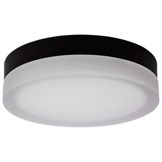 Pi LED Flush Mount in Matte Black