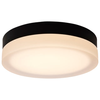 Pi LED Flush Mount in Matte Black