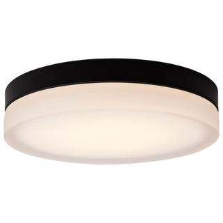 Pi LED Flush Mount in Matte Black