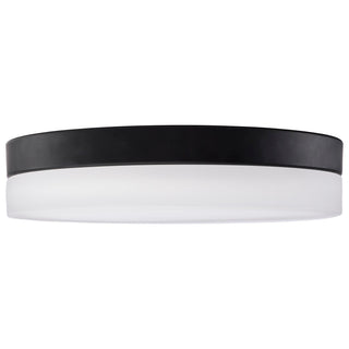 Pi LED Flush Mount in Matte Black