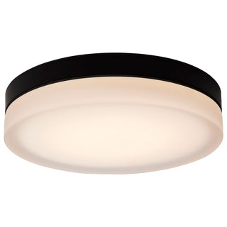 Pi LED Flush Mount in Matte Black