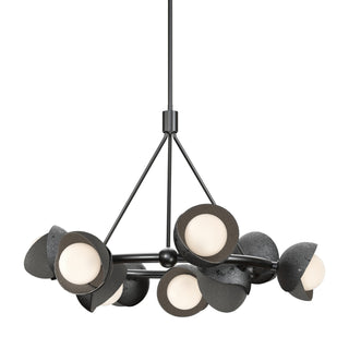 Hubbardton Forge - 131068-SKT-MULT-89-20-GG0711 - Brooklyn 9-Light Double Shade Ring Pendant - Brooklyn - Ink