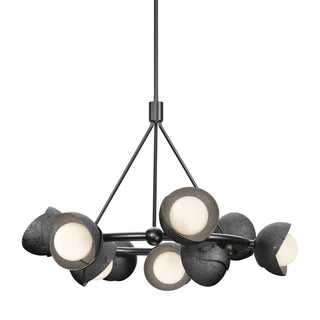 Hubbardton Forge - 131068-SKT-MULT-89-89-GG0711 - Brooklyn 9-Light Double Shade Ring Pendant - Brooklyn - Ink