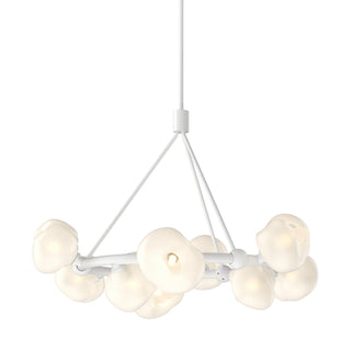 Hubbardton Forge - 131069-SKT-MULT-02-FD0710 - Ume 9-Light Ring Pendant - Ume - White