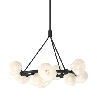 Hubbardton Forge - 131069-SKT-MULT-10-FD0710 - Ume 9-Light Ring Pendant - Ume - Black