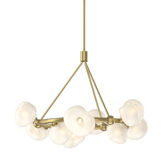 Hubbardton Forge - 131069-SKT-MULT-86-FD0710 - Ume 9-Light Ring Pendant - Ume - Modern Brass