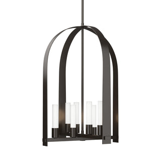 Hubbardton Forge - 131071-SKT-MULT-14-FD0611 - Triomphe 8-Light Pendant - Triomphe - Oil Rubbed Bronze