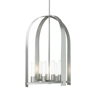 Hubbardton Forge - 131071-SKT-MULT-82-FD0611 - Triomphe 8-Light Pendant - Triomphe - Vintage Platinum