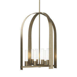 Hubbardton Forge - 131071-SKT-MULT-84-FD0611 - Triomphe 8-Light Pendant - Triomphe - Soft Gold