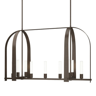 Hubbardton Forge - 131075-SKT-MULT-05-FD0462 - Triomphe 9-Light Linear Pendant - Triomphe - Bronze