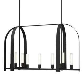 Hubbardton Forge - 131075-SKT-MULT-10-FD0462 - Triomphe 9-Light Linear Pendant - Triomphe - Black