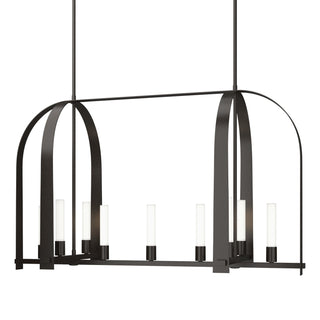 Hubbardton Forge - 131075-SKT-MULT-14-FD0462 - Triomphe 9-Light Linear Pendant - Triomphe - Oil Rubbed Bronze