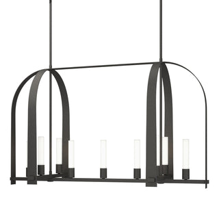 Hubbardton Forge - 131075-SKT-MULT-20-FD0462 - Triomphe 9-Light Linear Pendant - Triomphe - Natural Iron