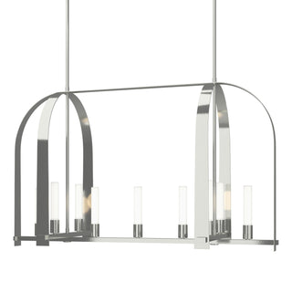 Hubbardton Forge - 131075-SKT-MULT-85-FD0462 - Triomphe 9-Light Linear Pendant - Triomphe - Sterling