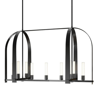 Hubbardton Forge - 131075-SKT-MULT-89-FD0462 - Triomphe 9-Light Linear Pendant - Triomphe - Ink