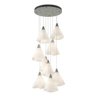 Hubbardton Forge - 131102-SKT-STND-85-SH1987 - Mobius 9-Light Pendant - Mobius - Sterling