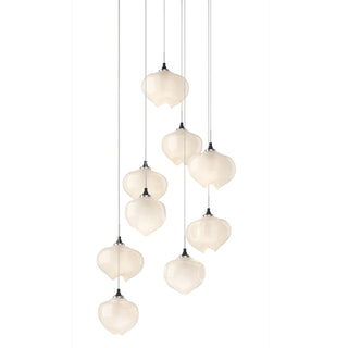 Hubbardton Forge - 131103-SKT-LONG-10-FD0710 - Ume 9-Light Pendant - Ume - Black