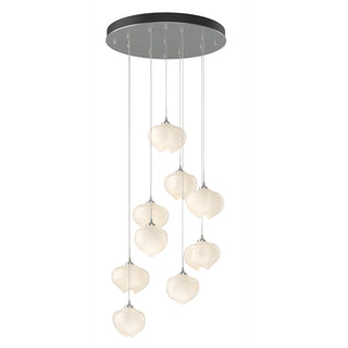Hubbardton Forge - 131103-SKT-STND-82-FD0710 - Ume 9-Light Pendant - Ume - Vintage Platinum