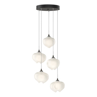 Hubbardton Forge - 131123-SKT-STND-07-FD0710 - Ume 5-Light Pendant - Ume - Dark Smoke