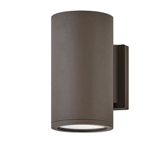 Silo Small Down Light Wall Mount Lantern in Architectural Bronze