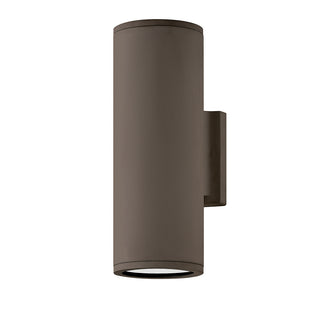 Silo Small Up/Down Wall Mount Lantern in Architectural Bronze