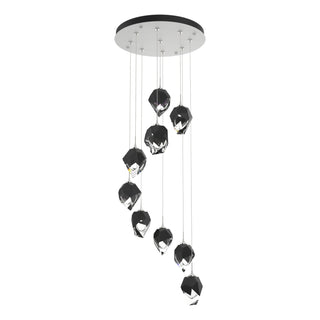 Hubbardton Forge - 131140-SKT-STND-02-BP0754 - Chrysalis 9-Light Small Crystal Pendant - Chrysalis - White