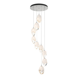 Hubbardton Forge - 131141-SKT-STND-02-WP0755 - Chrysalis 9-Light Large Crystal Pendant - Chrysalis - White