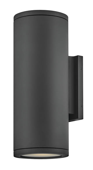 Silo Medium Up/Down Wall Mount Lantern in Black