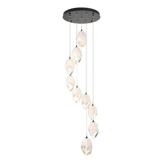 Hubbardton Forge - 131141-SKT-STND-14-WP0755 - Chrysalis 9-Light Large Crystal Pendant - Chrysalis - Oil Rubbed Bronze